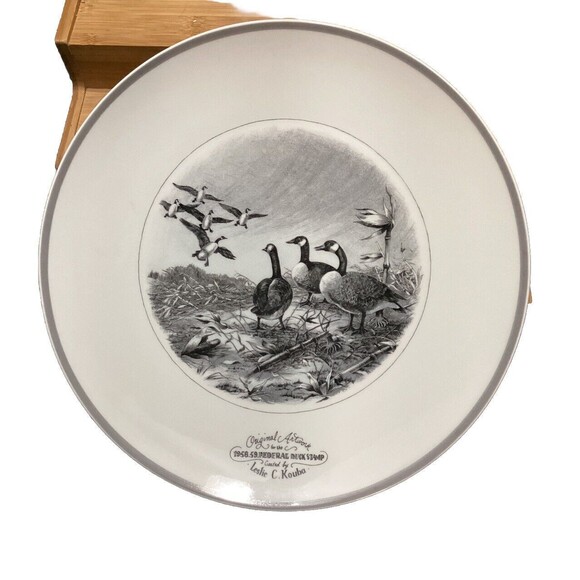 Abercrombie & Fitch Limoges 1958.59 Federal Duck Stamp Plate France VG
